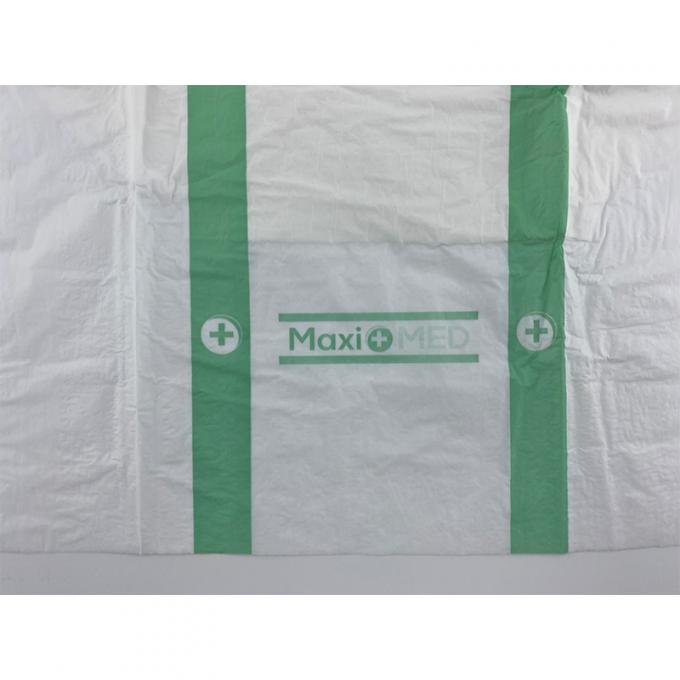 Υπερ- άνετη μίας χρήσης πάνες για ενήλικες με PE ταινία πίσω φύλλο και τυπωμένα χαρακτηριστικά 3